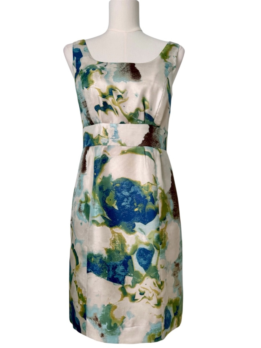 BANANA REPUBLIC | Silk Floral Sleeveless Sheath Dress Sz 4P